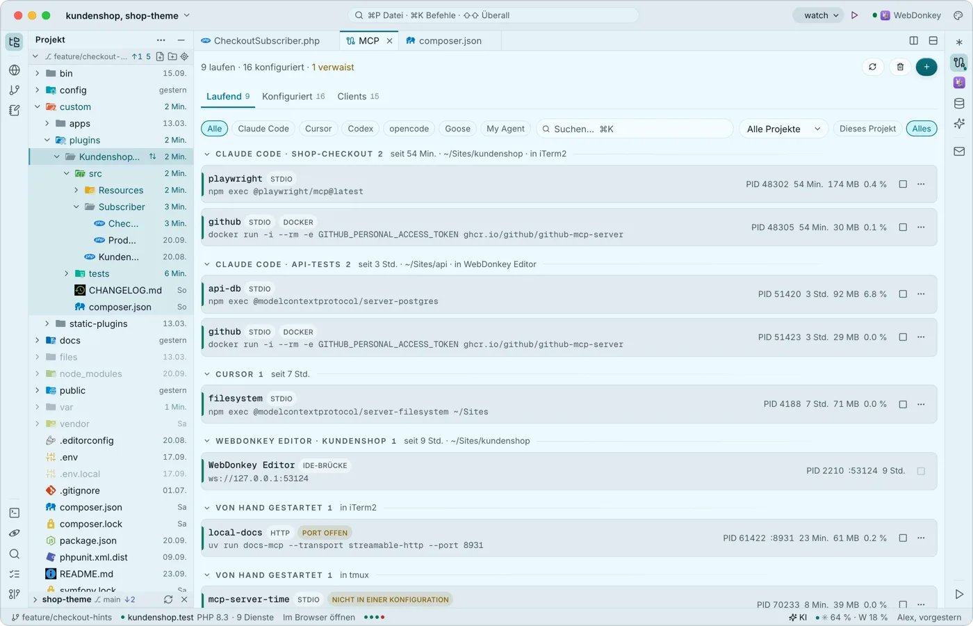 MCP-Server auf deinem Mac im Blick