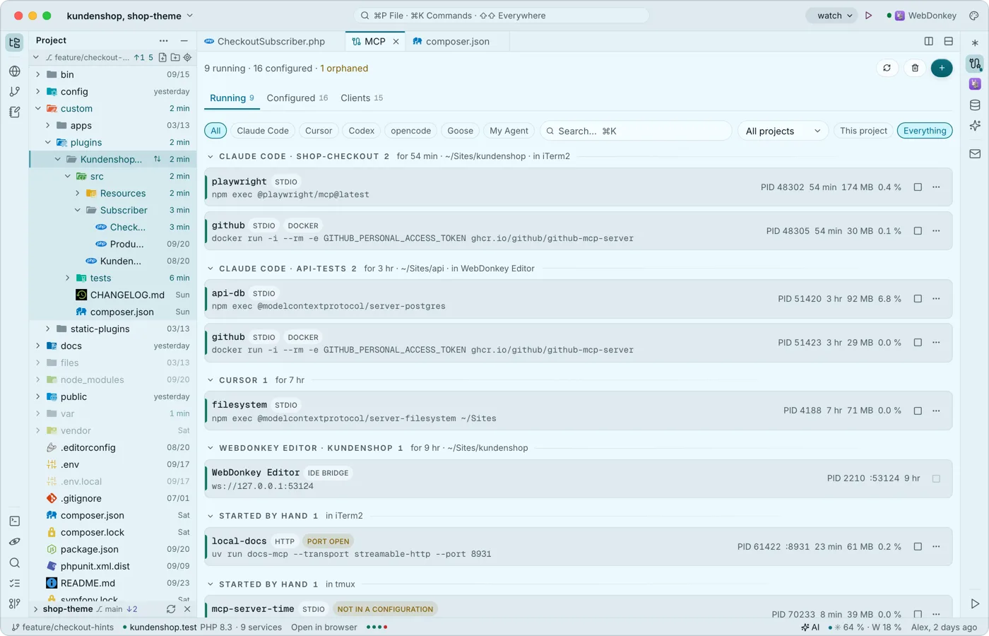The MCP servers on your Mac at a glance