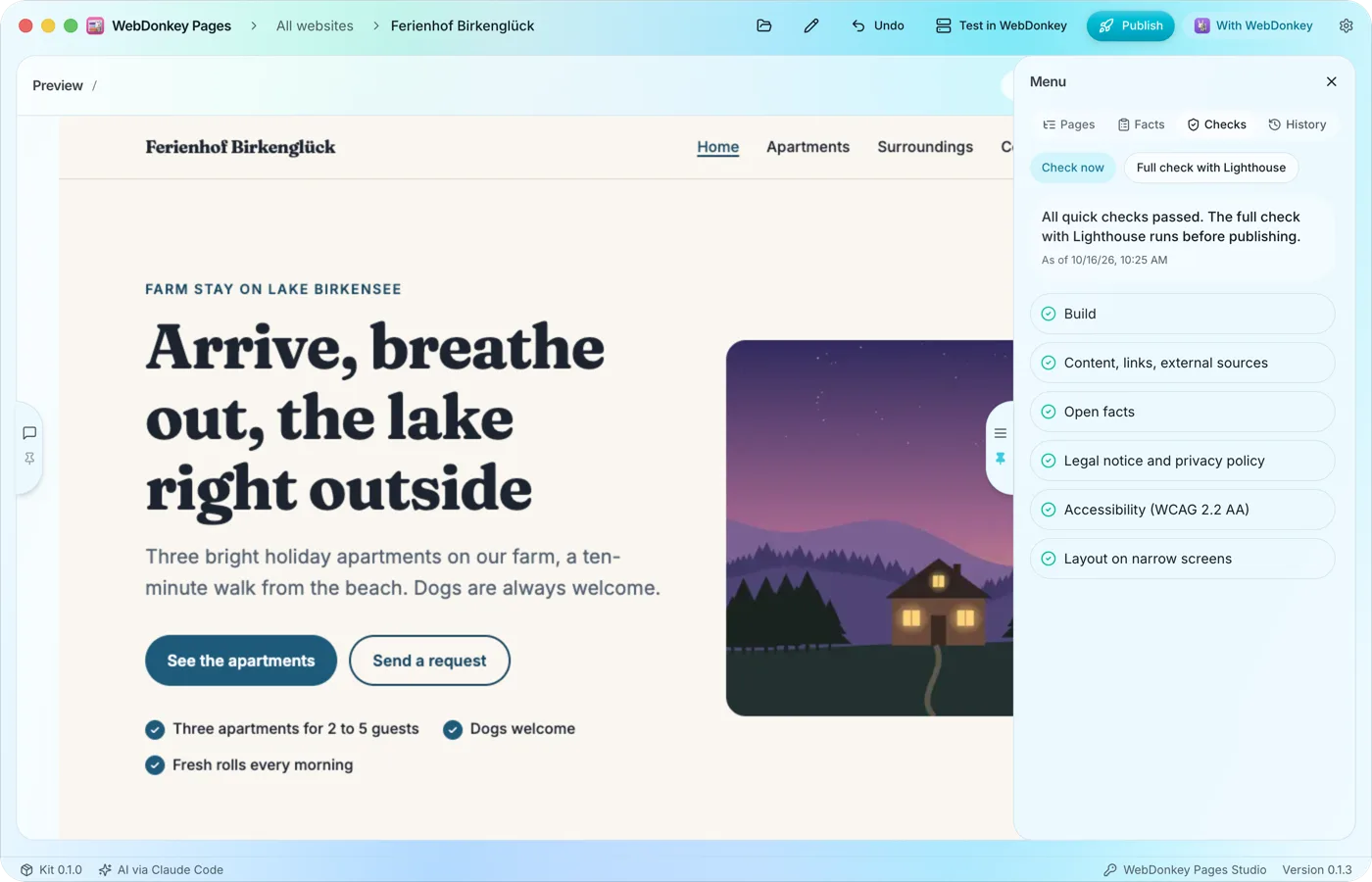 WebDonkey Pages: websites from a chat, checked and online