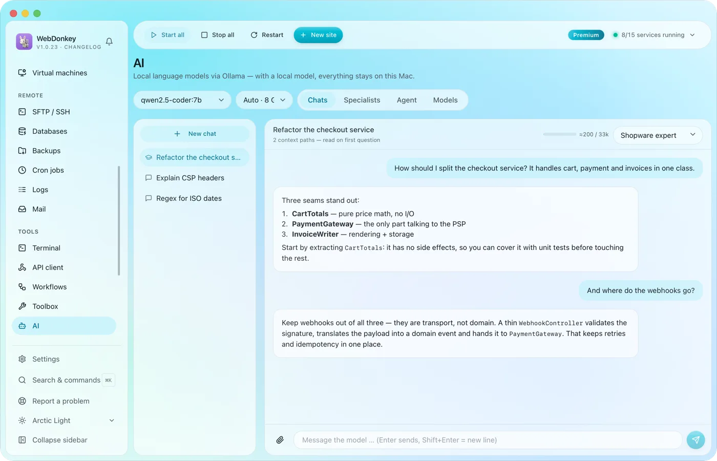 An assistant that stays on your Mac