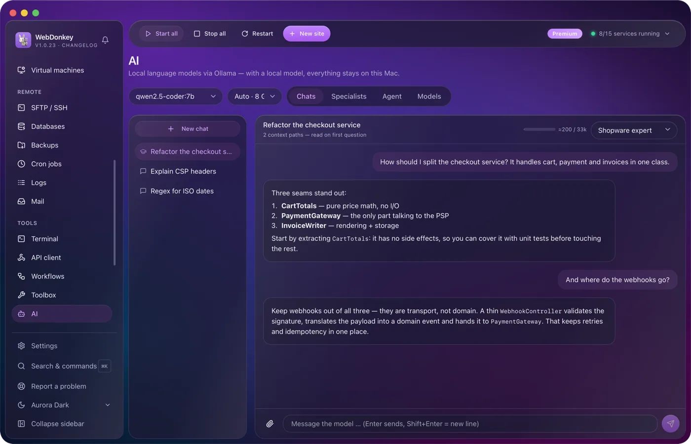 An assistant that stays on your Mac