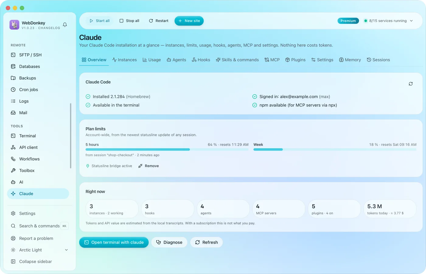 Claude Code, managed in one place