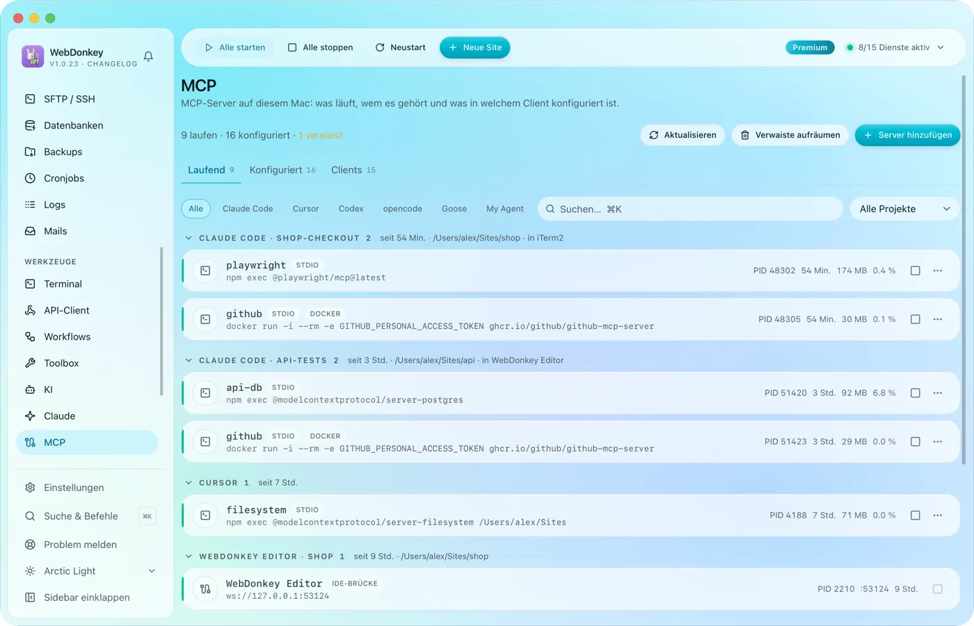 Die MCP-Server aller KI-Clients an einem Ort
