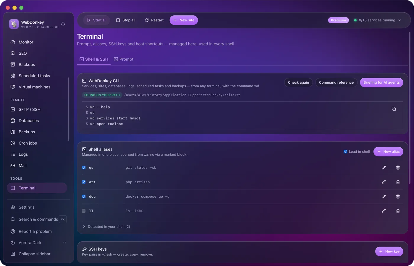 Your terminal, tidied up
